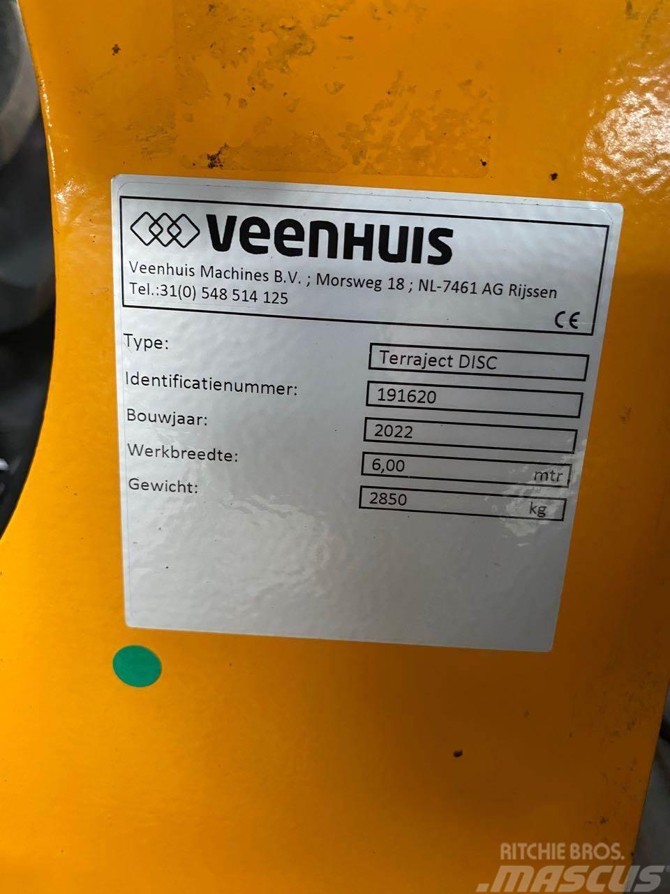 Veenhuis Terraject Disc 6.00 Ostale mašine i oprema za veštačko djubrivo