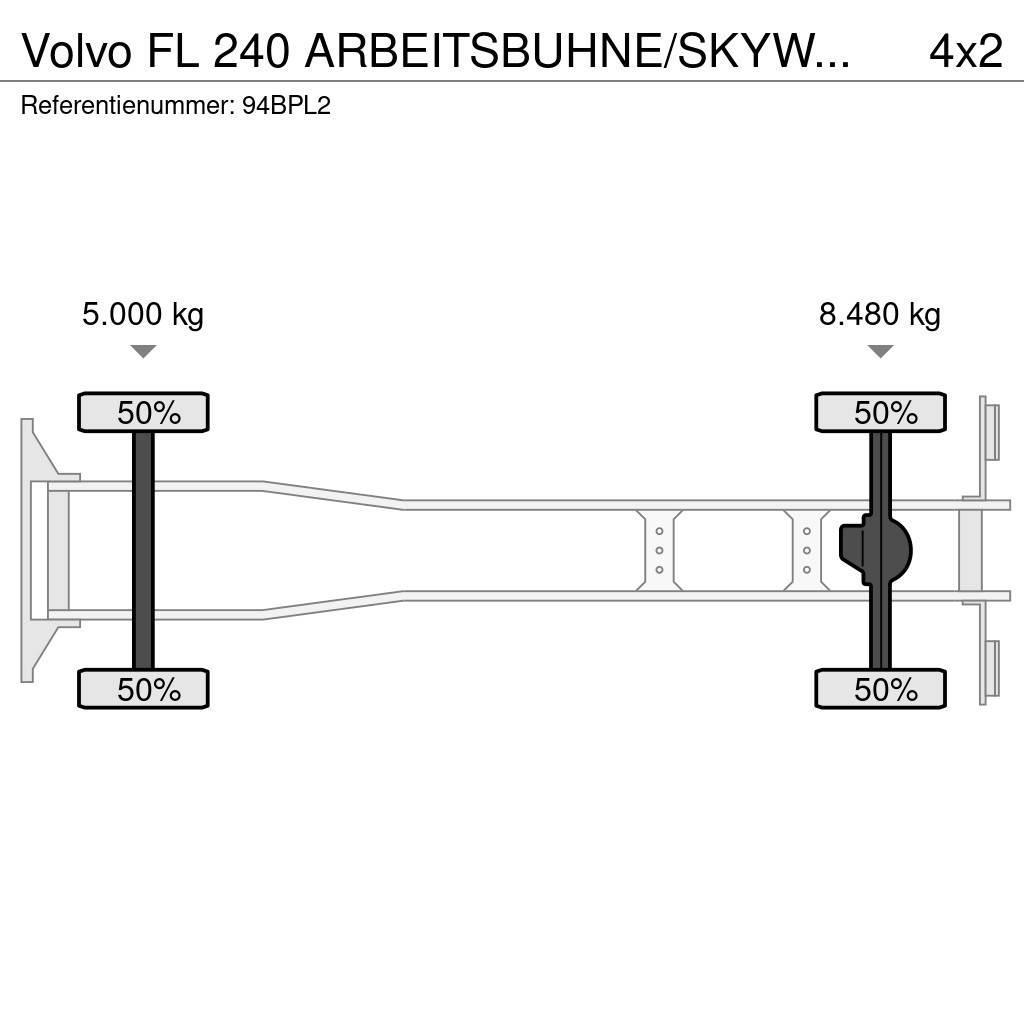 Volvo FL 240 ARBEITSBUHNE/SKYWORKER/17.5m Auto korpe