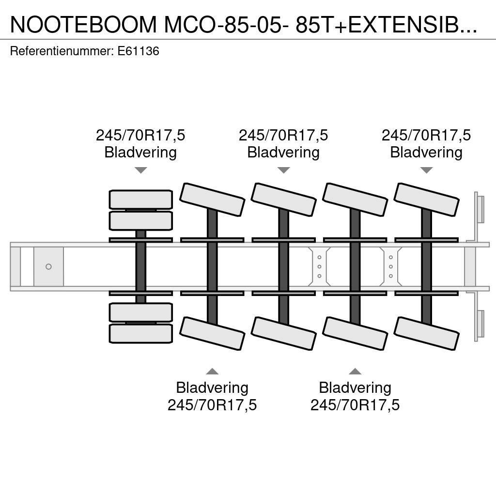 Nooteboom MCO-85-05- 85T+EXTENSIBLE 3M Poluprikolice labudice