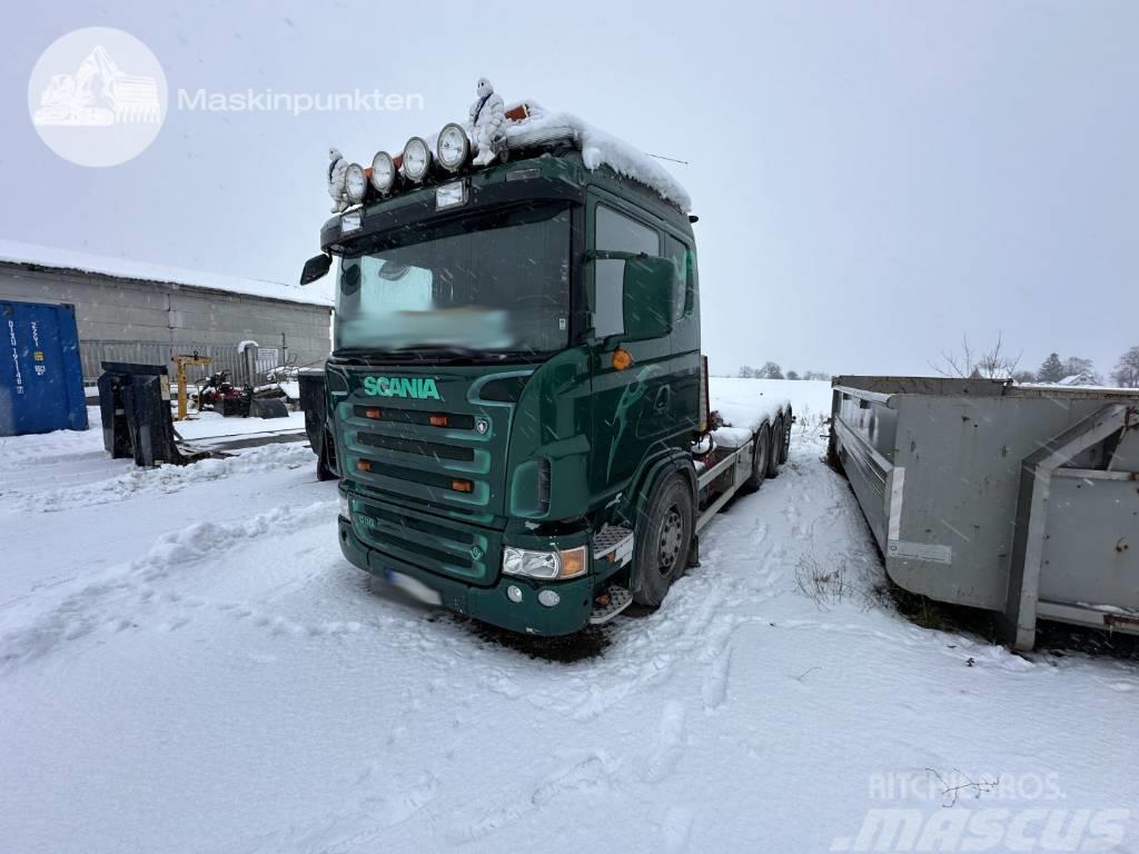 Scania R 500 LB Rol kiper kamioni sa kukom za podizanje tereta
