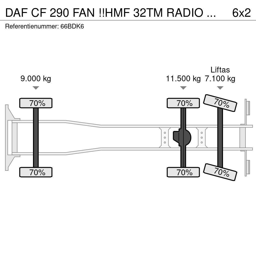 DAF CF 290 FAN !!HMF 32TM RADIO REMOTE!! FRONT STAMP!! Polovne dizalice za sve terene