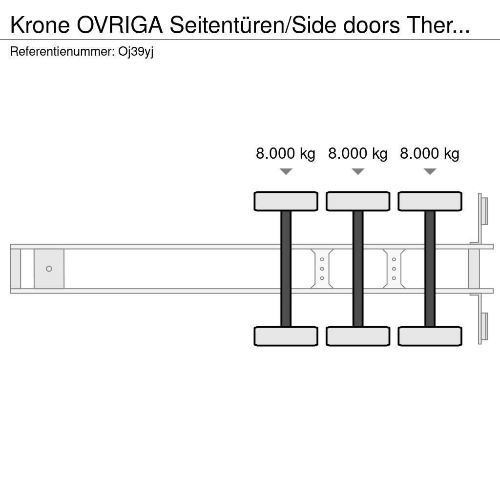Krone OVRIGA Seitentüren/Side doors Thermo King SL400 Poluprikolice hladnjače
