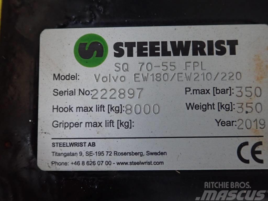Steelwrist Vollhyd. SW SQ70 FPL passend Volvo EW180 Brze spojke