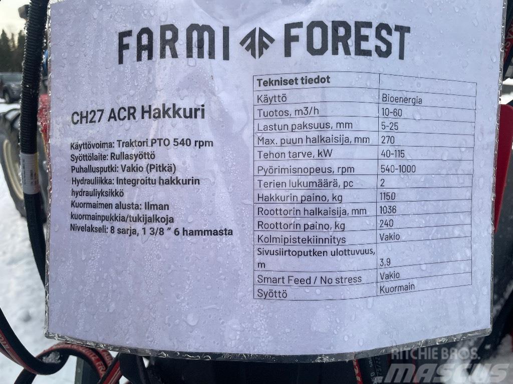 Farmi Forest CH27 Drobilice drva / čiperi