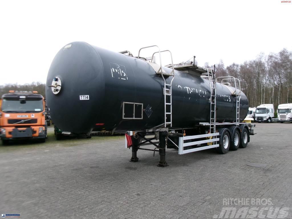 Magyar Chemical tank inox 37.4 m3 / 1 comp / ADR 30/11/20 Poluprikolice cisterne