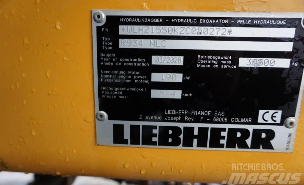 Liebherr R 934 NLC Bageri guseničari