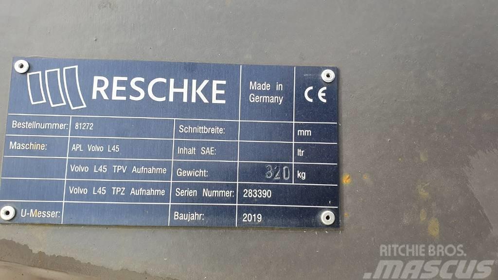 Reschke Adapterplatte von TPV auf TPZ für Volvo L45H Ostale komponente za građevinarstvo