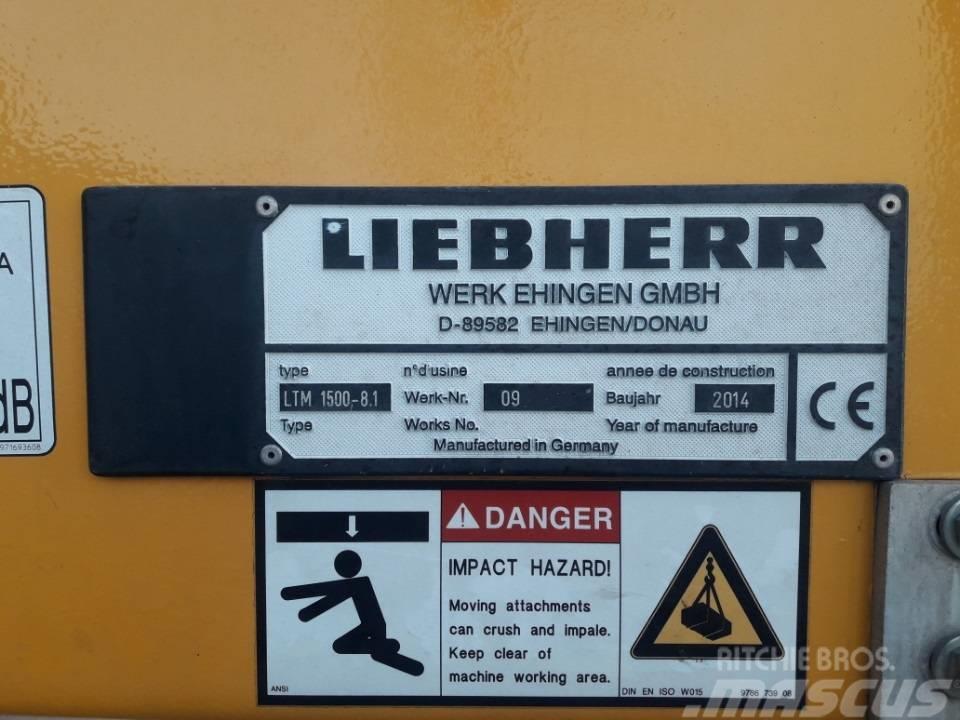 Liebherr LTM 1500-8.1 Polovne dizalice za sve terene