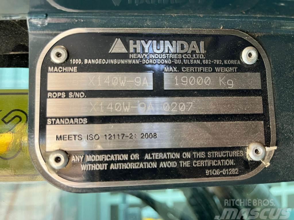 Hyundai Robex 140W-9A | Rototilt R4 Bageri točkaši