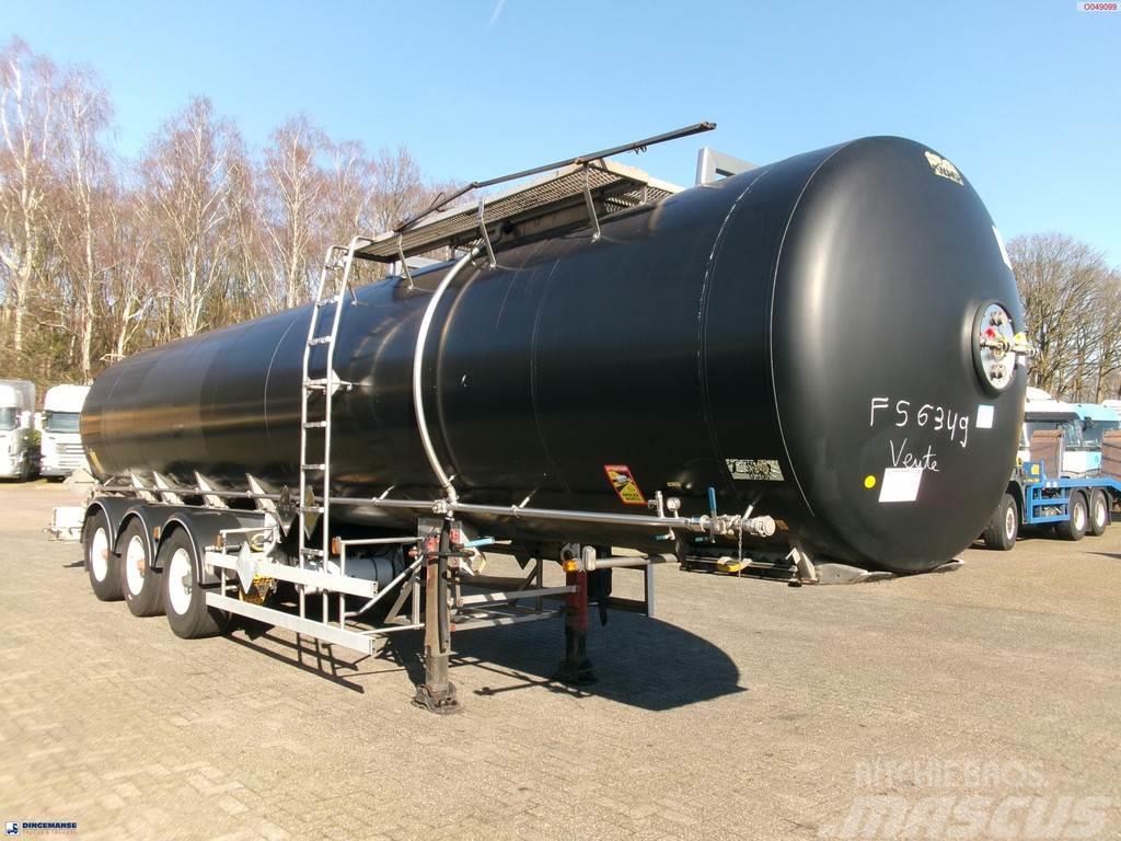 Magyar Bitumen tank inox 32 m3 / 1 comp + ADR Poluprikolice cisterne