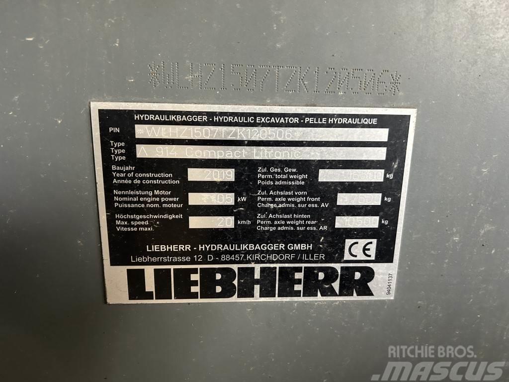 Liebherr A 914 Compact Litronic Bageri točkaši