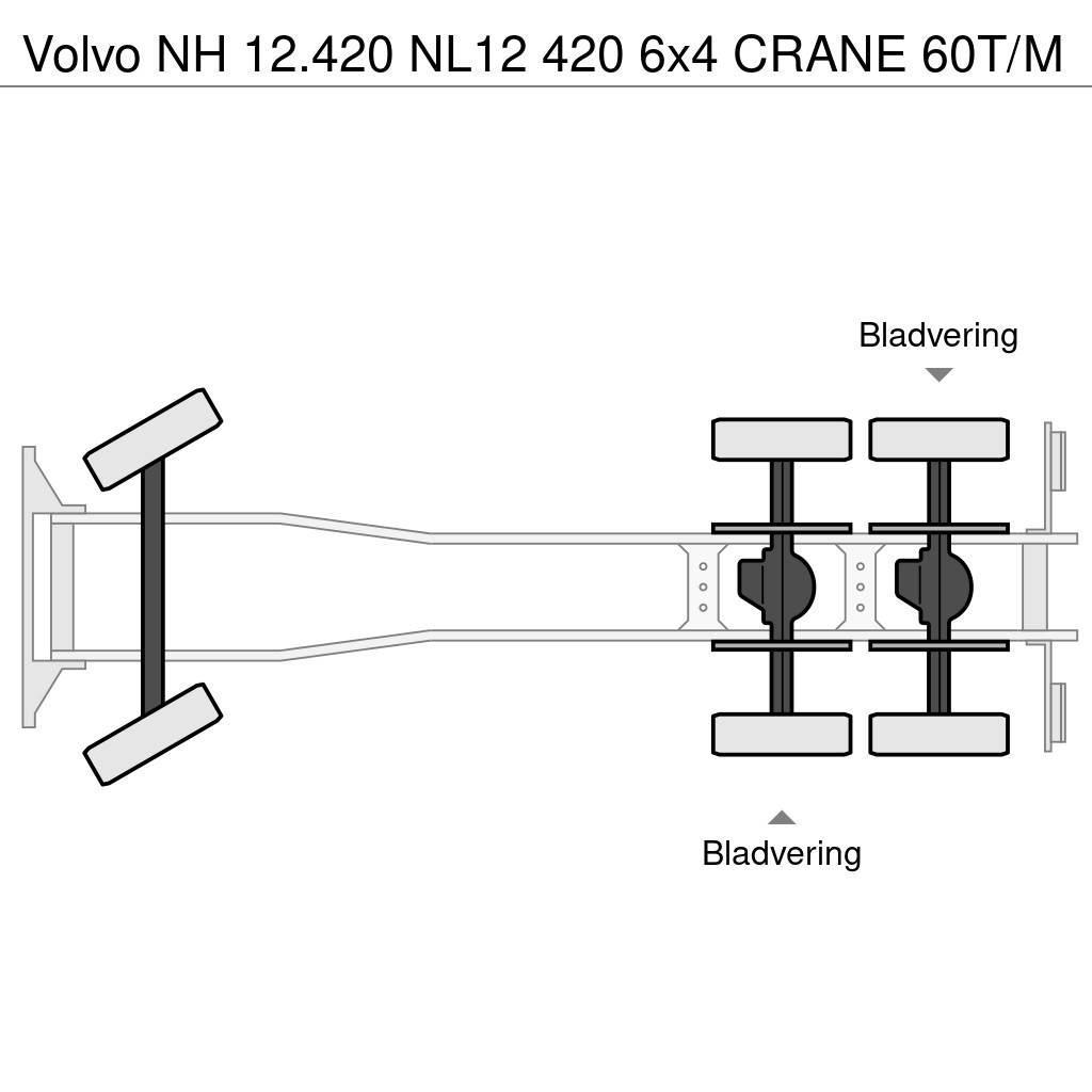 Volvo NH 12.420 NL12 420 6x4 CRANE 60T/M Polovne dizalice za sve terene