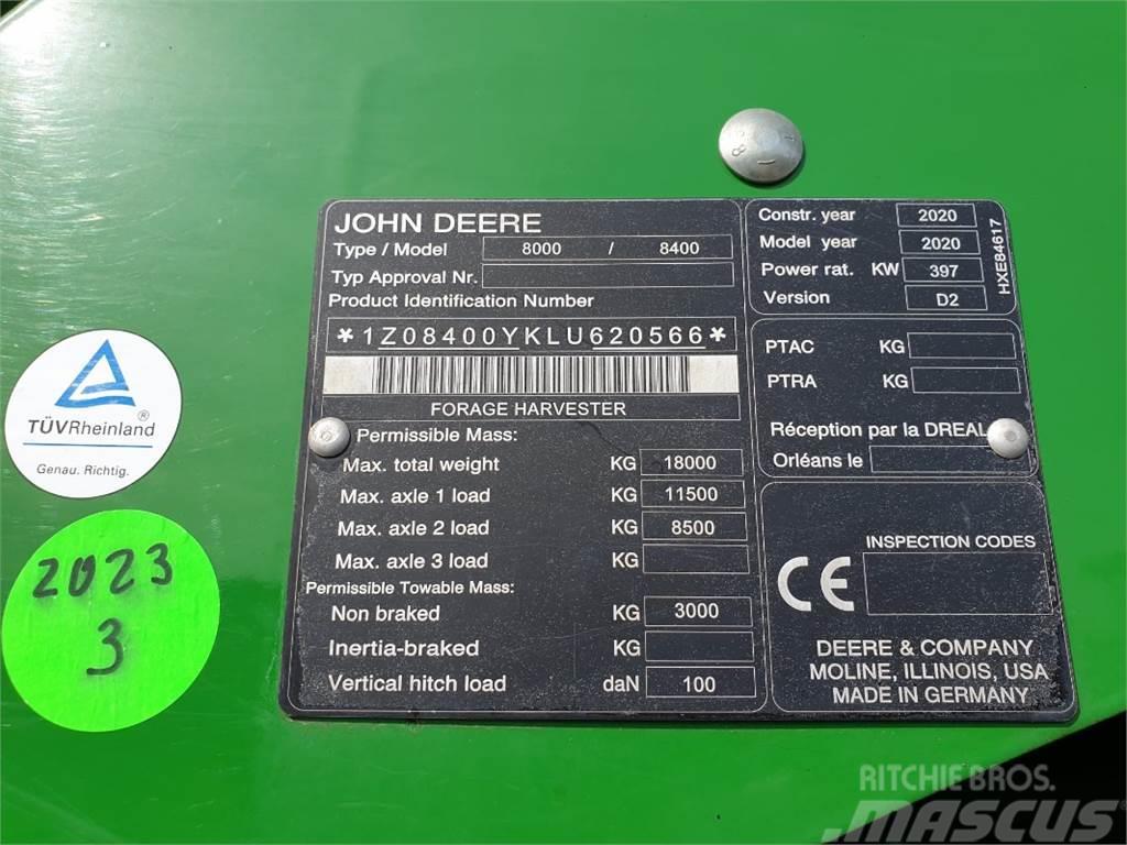 John Deere 8400 Kombajni za stočnu hranu