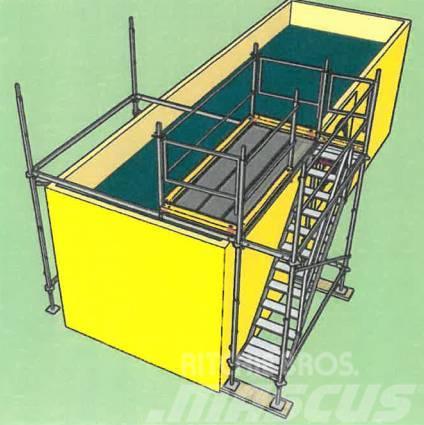  Container-Einrüstung Absetzbecken 1-Feld / 3-Feld  Oprema za skele