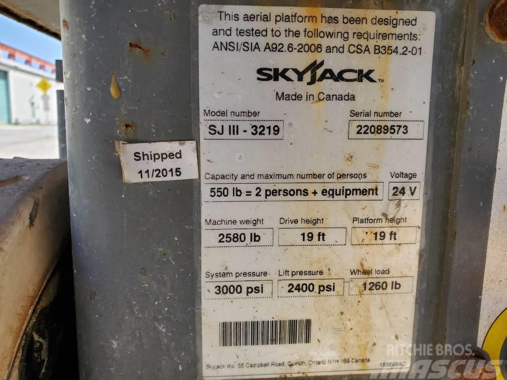 SkyJack SJIII-3219 Makazaste platforme