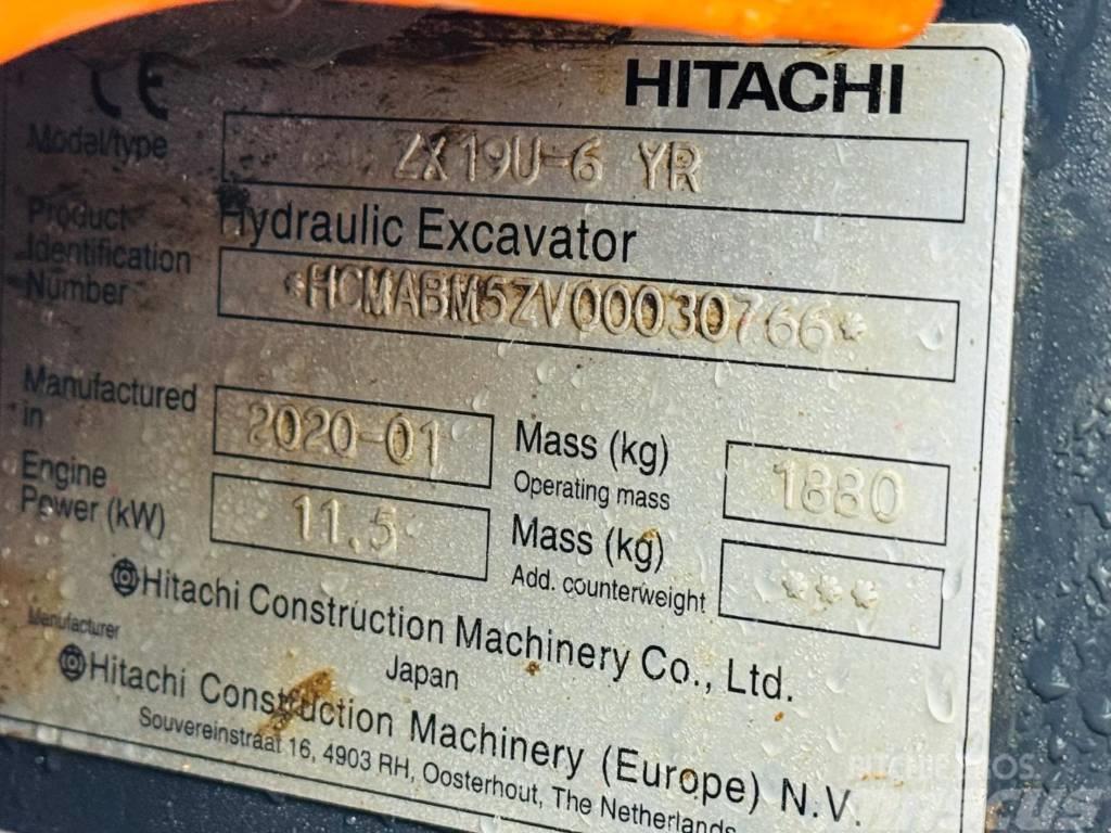 Hitachi ZX 19 U-6 YR Mini bageri < 7t
