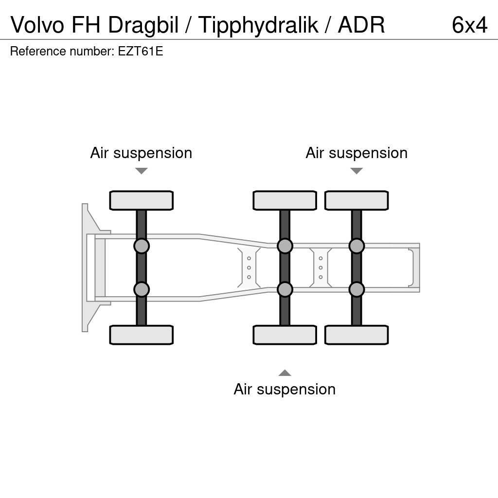 Volvo FH Dragbil / Tipphydralik / ADR Tegljači