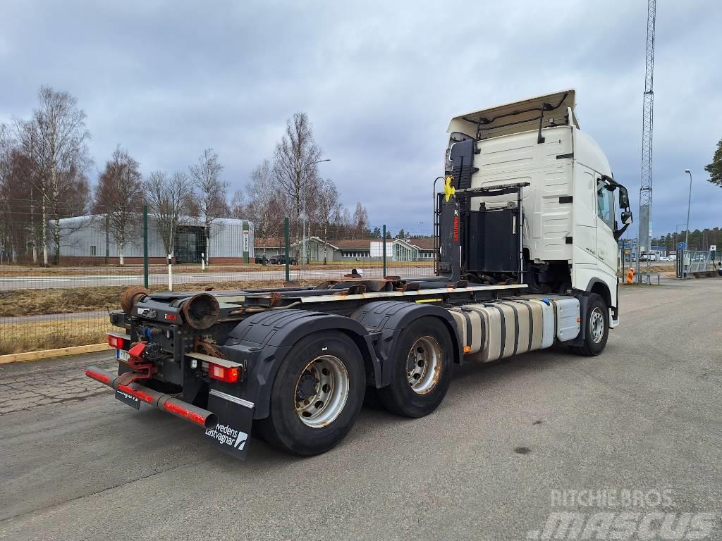 Volvo FH 6x2 Lastväxlare Rol kiper kamioni sa kukom za podizanje tereta