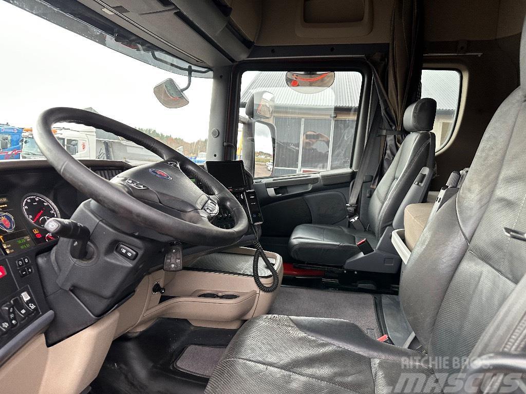 Scania R 490 Lastväxlare Euro 6 Rol kiper kamioni sa kukom za podizanje tereta