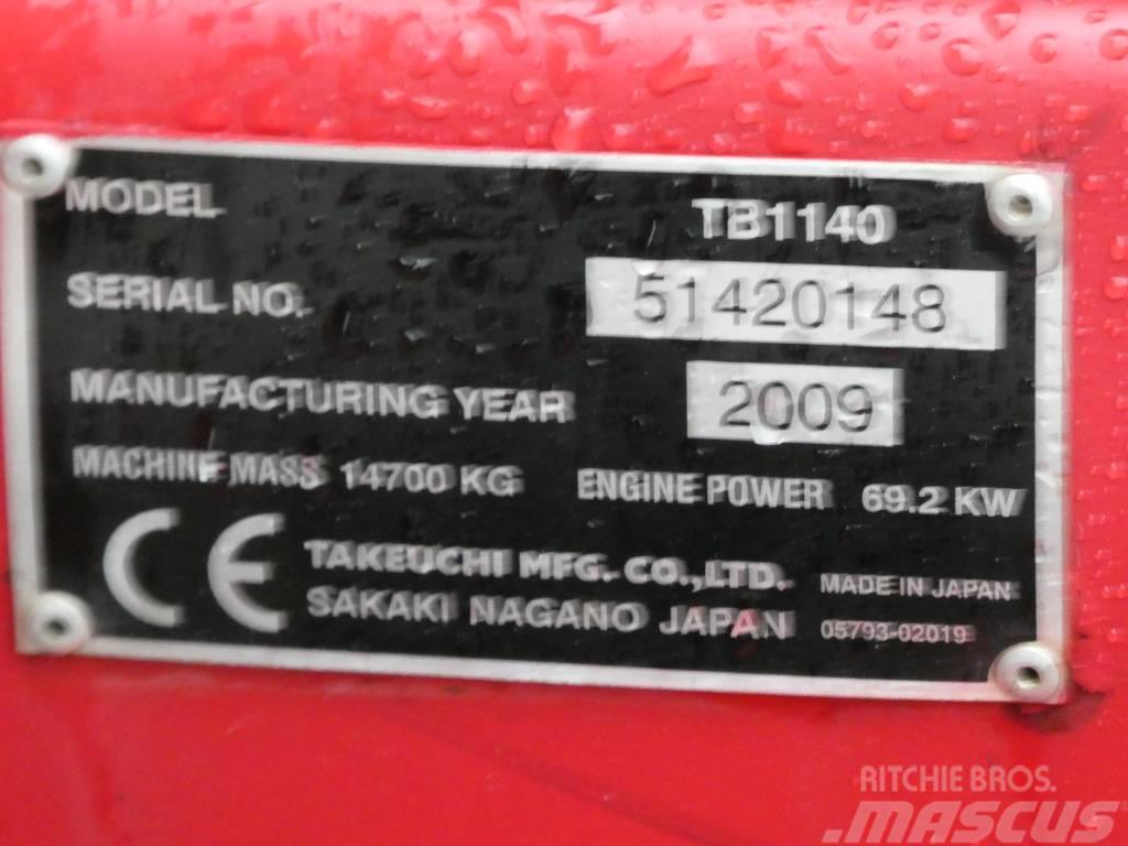 Takeuchi TB1140 + Palfinger PK 7501 + ENGCON Bageri guseničari