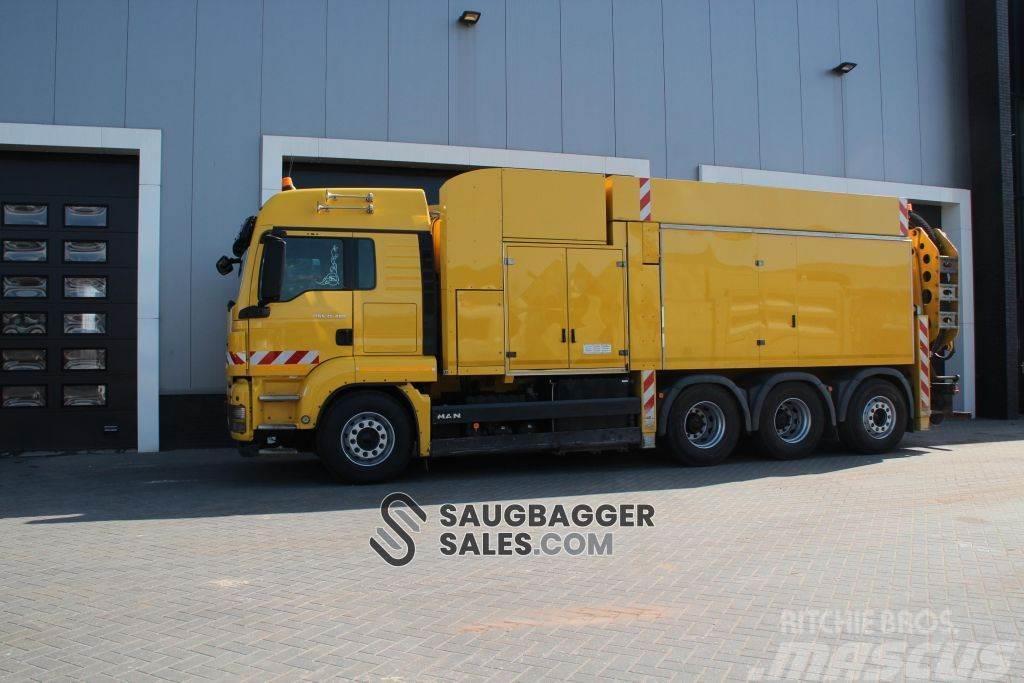 MAN MTS 2012 Saugbagger Kombi vozila/ vakum kamioni