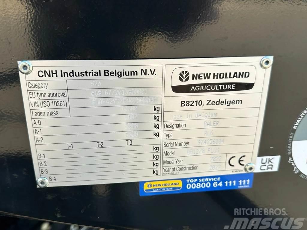New Holland Bigbaler 1270 Plus bj 2022 met 3000 balen Kombajni za stočnu hranu