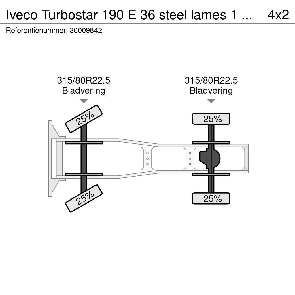 Iveco Turbostar 190 E 36 steel lames 1 hand Tegljači