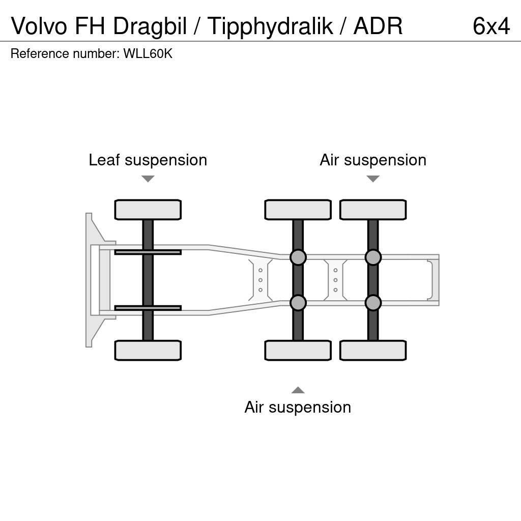 Volvo FH Dragbil / Tipphydralik / ADR Tegljači