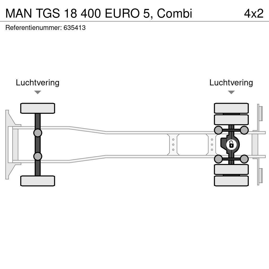 MAN TGS 18 400 EURO 5, Combi Kamioni za podizanje kablova