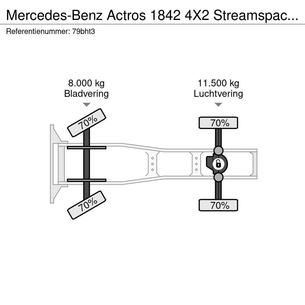 Mercedes-Benz Actros 1842 4X2 Streamspace NL Truck Side skirts 8 Tegljači