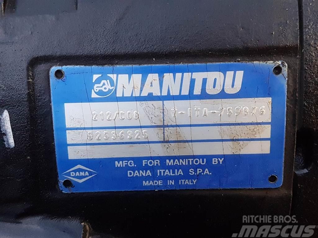 Manitou -Spicer Dana 212/C08-52536325-Axle/Achse/As Osovine