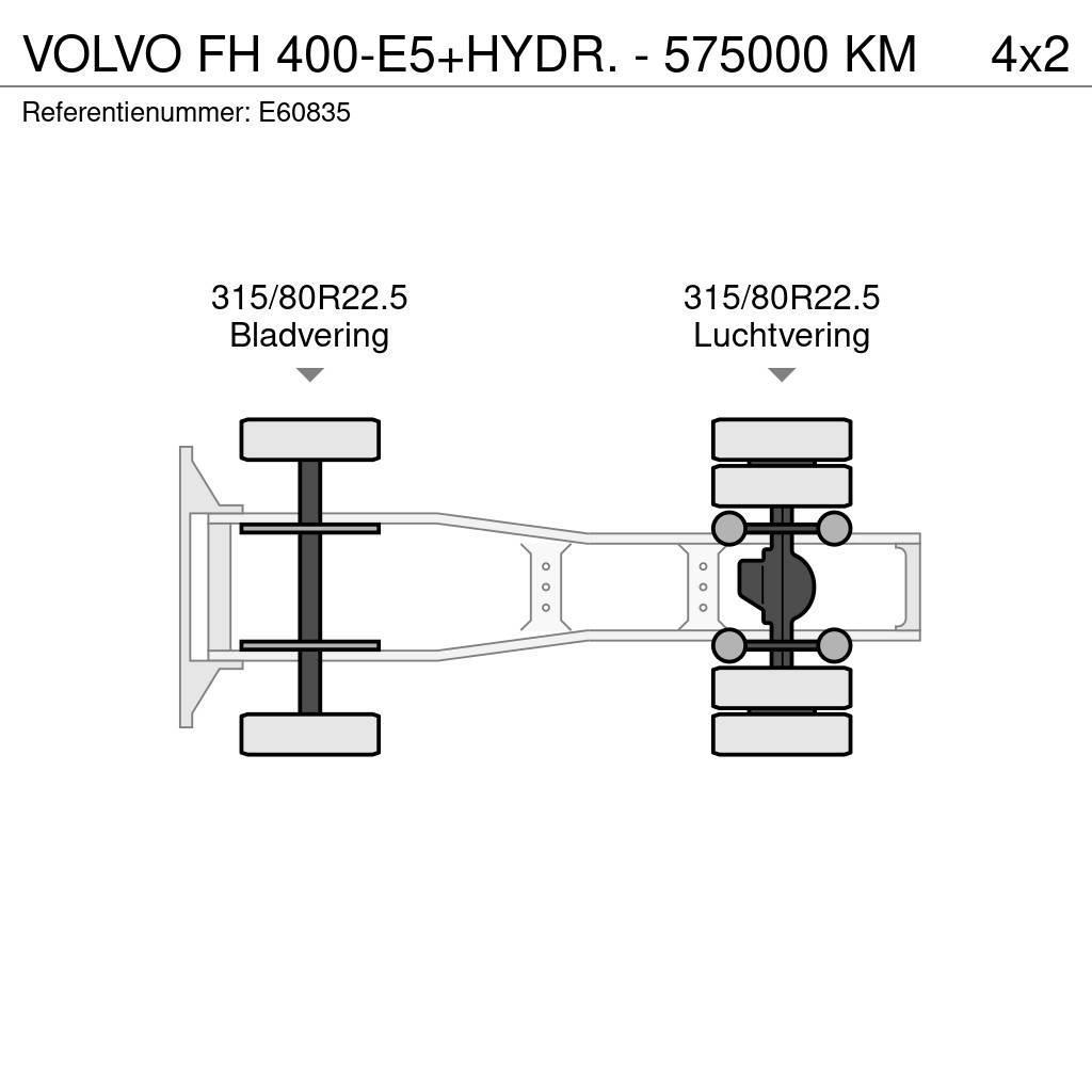 Volvo FH 400-E5+HYDR. - 575000 KM Tegljači