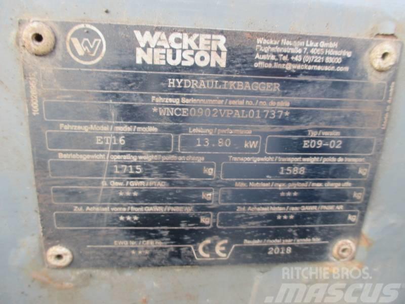 Wacker Neuson ET16 Mini bageri < 7t
