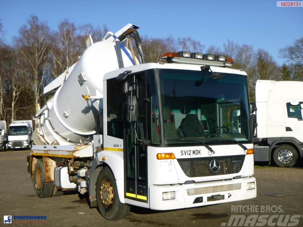 Mercedes-Benz Econic 1824 4x2 Whale vacuum tank 8.1 m3 Kombi vozila/ vakum kamioni