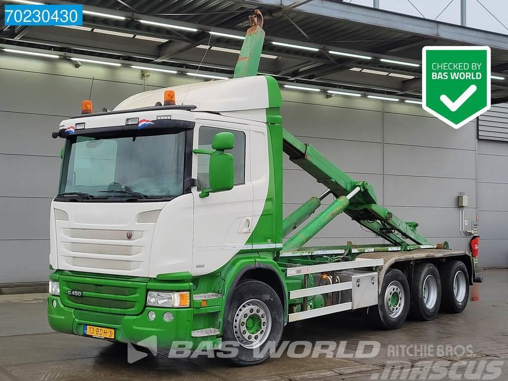 Scania G450 8X2 NL-Truck VDL S-30-6800 Retarder Lift+Lenk Rol kiper kamioni sa kukom za podizanje tereta