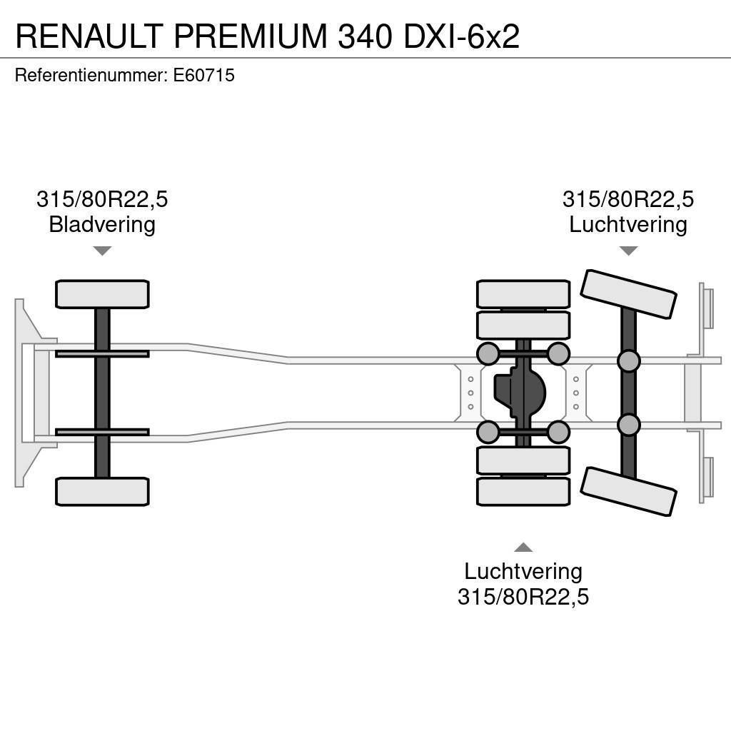 Renault PREMIUM 340 DXI-6x2 Sanduk kamioni