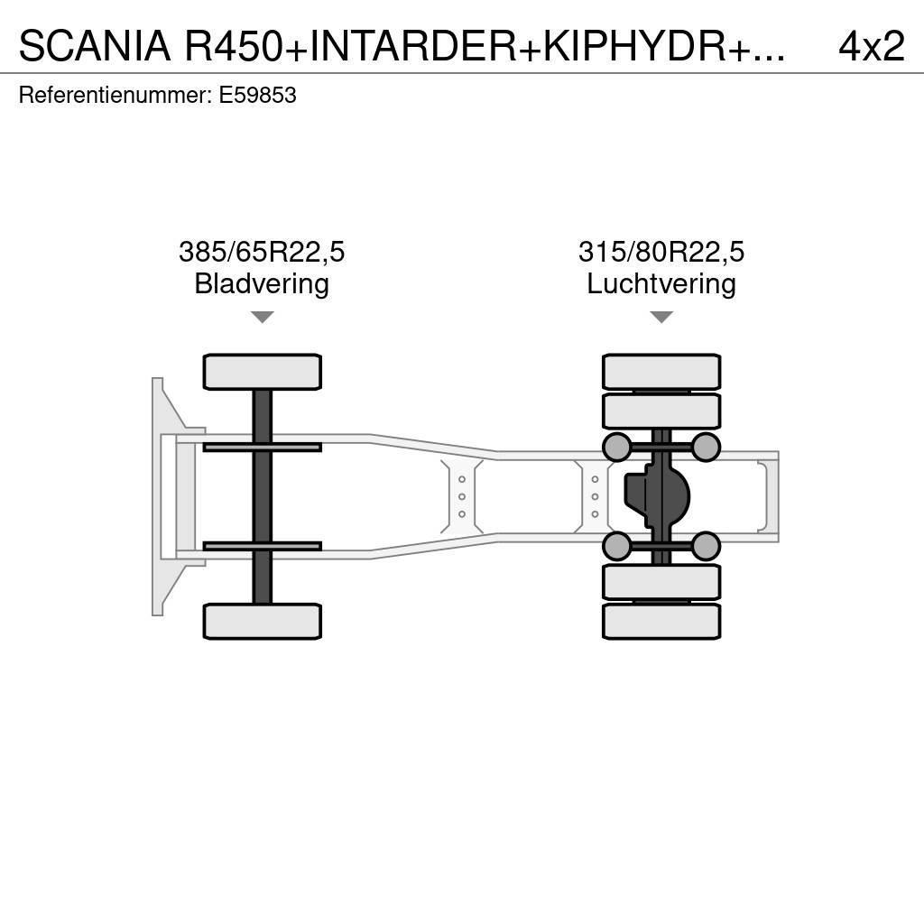 Scania R450+INTARDER+KIPHYDR+65T+FULL OPTION Tegljači