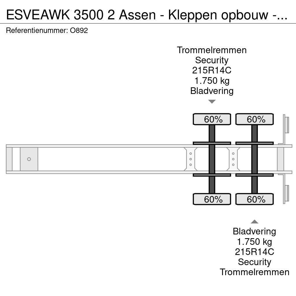Esve AWK 3500 2 Assen - Kleppen opbouw - FietsVervoer - Sanduk poluprikolice