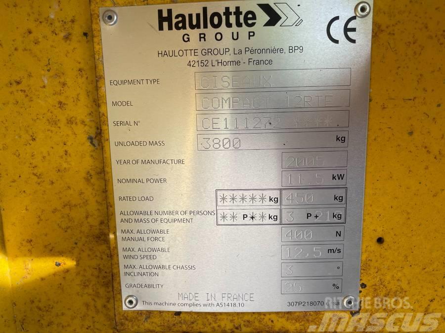 Haulotte Compact 12 RTE Makazaste platforme