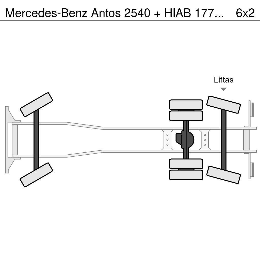 Mercedes-Benz Antos 2540 + HIAB 177K Pro/Hipro Polovne dizalice za sve terene