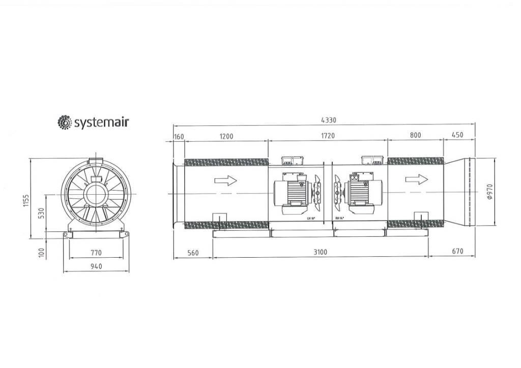  Systemair AXC800-5-18-14 2GC Ostala podzemna oprema