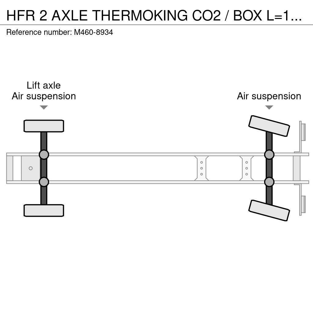 HFR 2 AXLE THERMOKING CO2 / BOX L=12699 mm Poluprikolice hladnjače