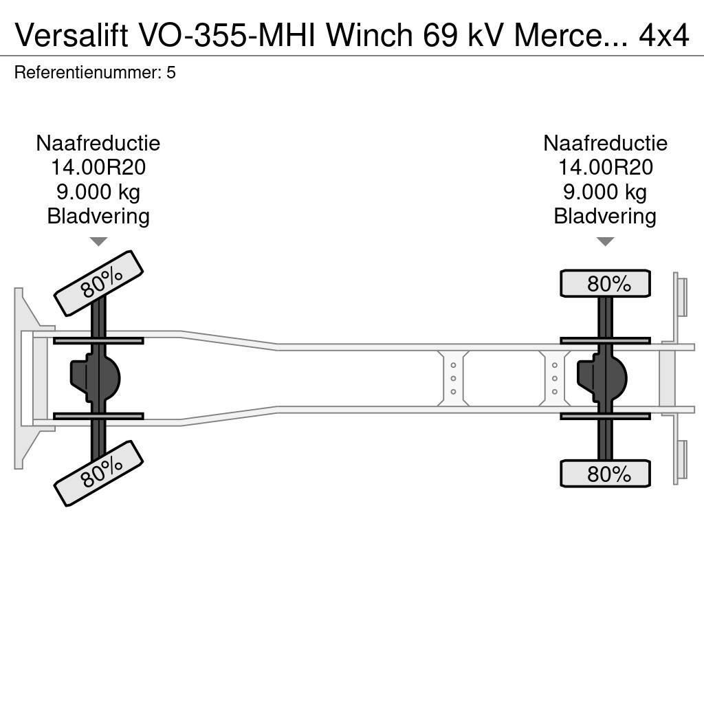 VERSALIFT VO-355-MHI Winch 69 kV Mercedes Benz Axor 1824 4x4 Auto korpe