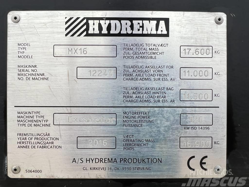 Hydrema MX 16 Bageri točkaši