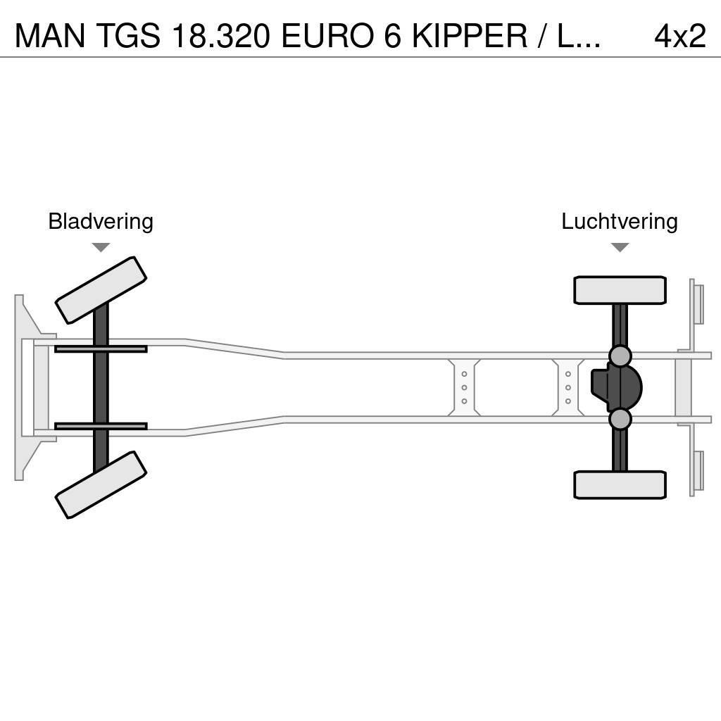 MAN TGS 18.320 EURO 6 KIPPER / LOW KM / 2 ZIJDIGE KIPP Kiperi kamioni
