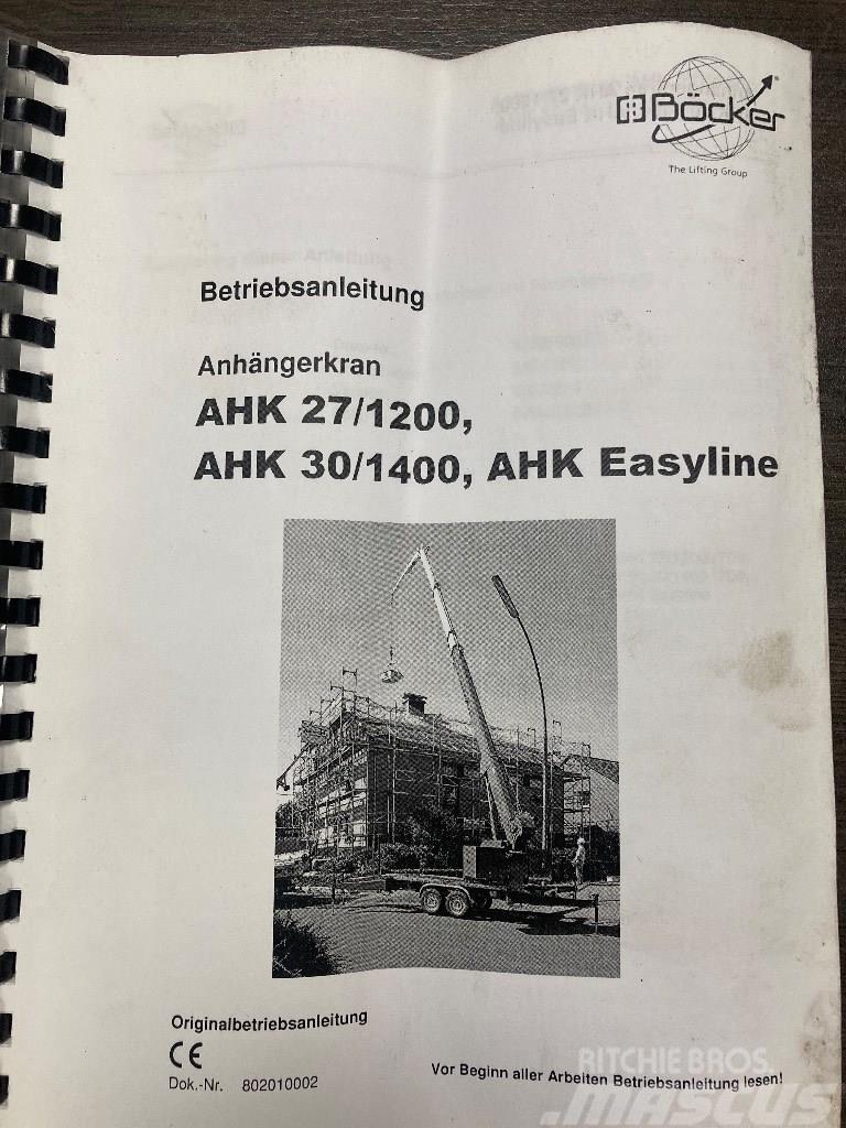 Bocker AHK 27/1200 Easyline Polovne dizalice za sve terene