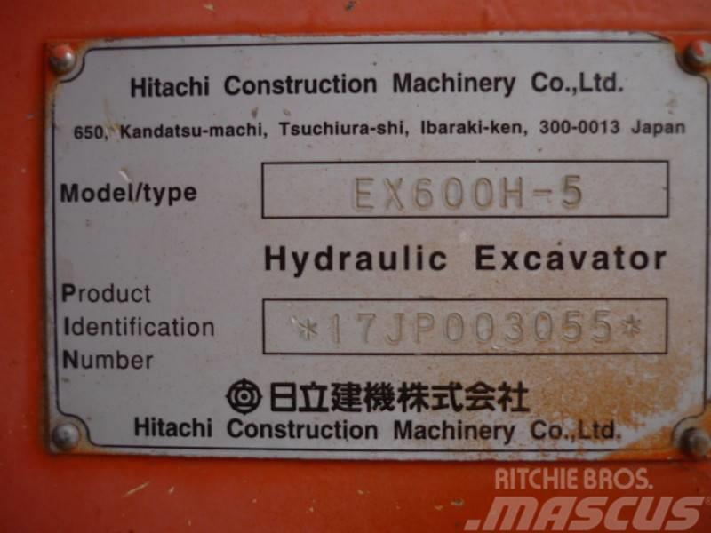 Hitachi EX 600 H-5 Bageri guseničari