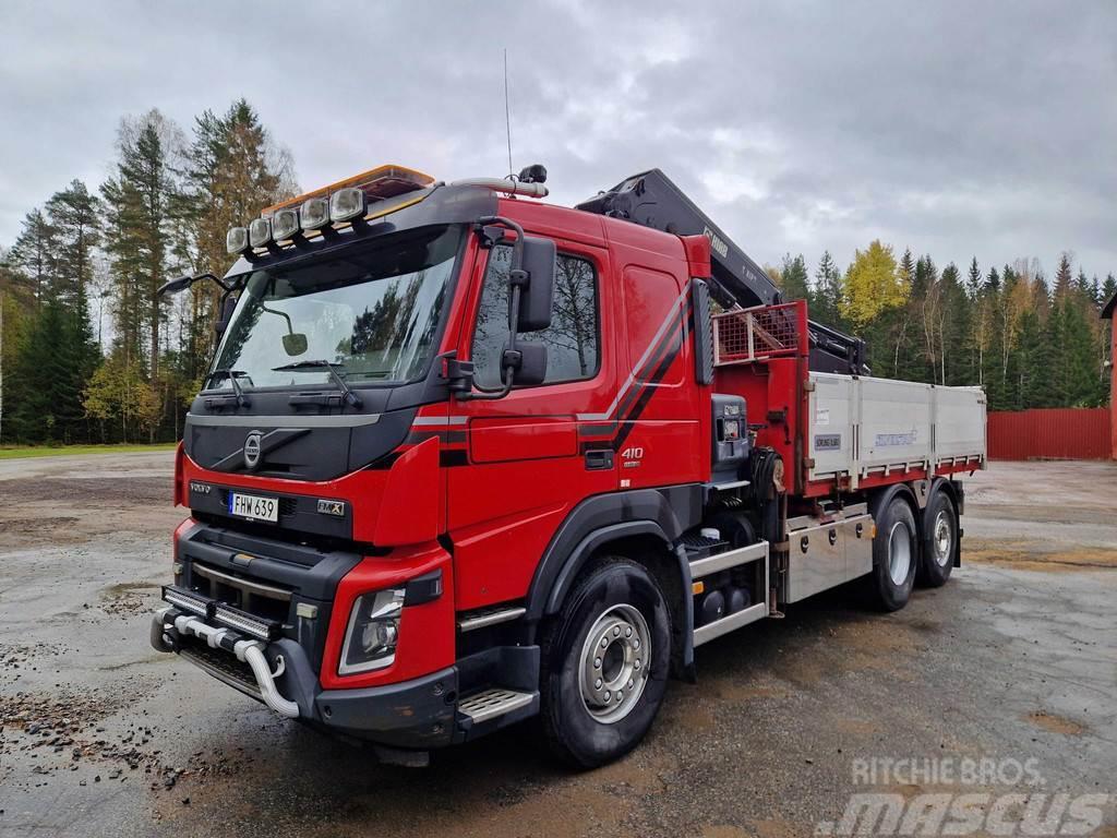 Volvo FMX 410 6x2*4 HIAB 192 E5 / BOX L=5000 mm Kiperi kamioni