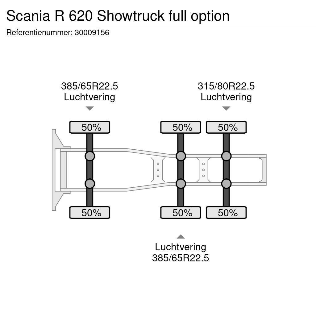 Scania R 620 Showtruck full option Tegljači