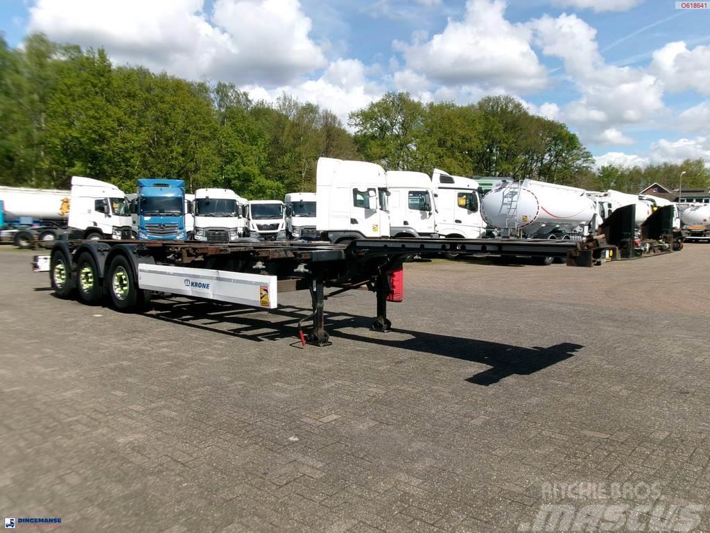 Krone 3-axle container trailer 20-30-40-45 ft DA08LNA Kontejnerske poluprikolice